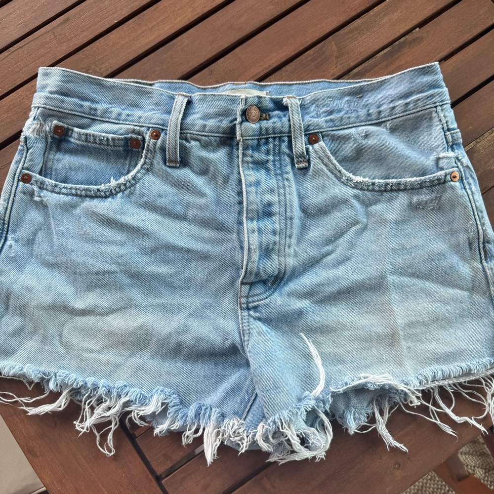 Madewell relaxed denim shorts